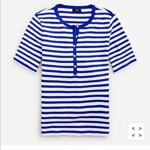 J.Crew Stripe Henley Top